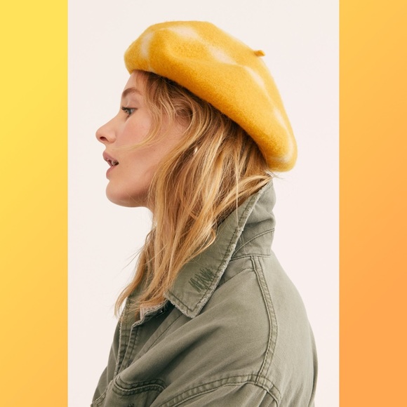 Free People Static Tie Dye Beret - Picture 1 of 3